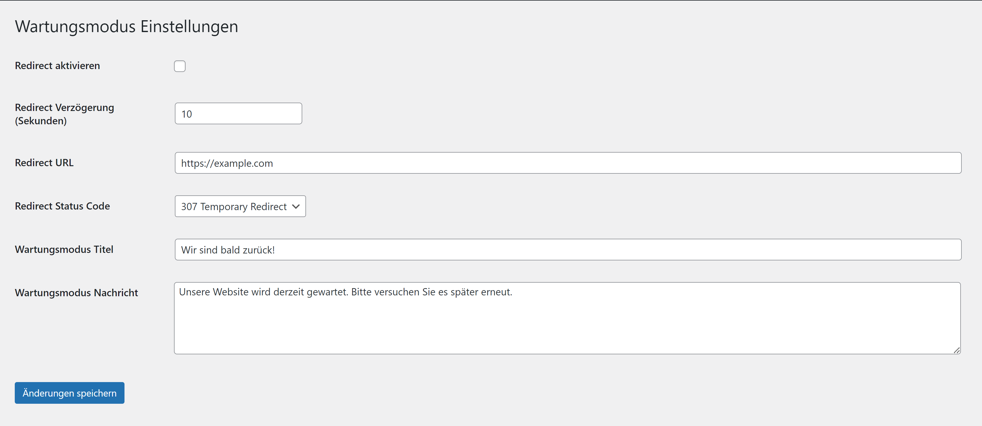 Wordpress Plugin: Low-Code Wartungsmodus